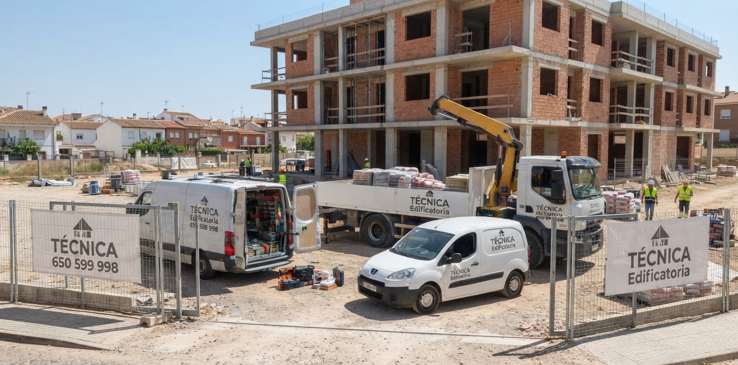 Equipo de Técnica Edificatoria en obra